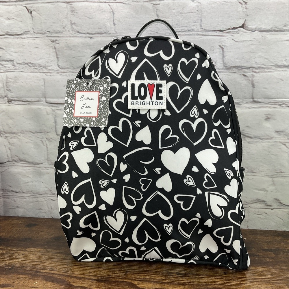 Brighton Limited Edition Hearts A Flutter Endless Love Backpack Retail:$150 NWT